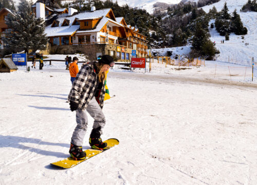 Aula de Snowboard